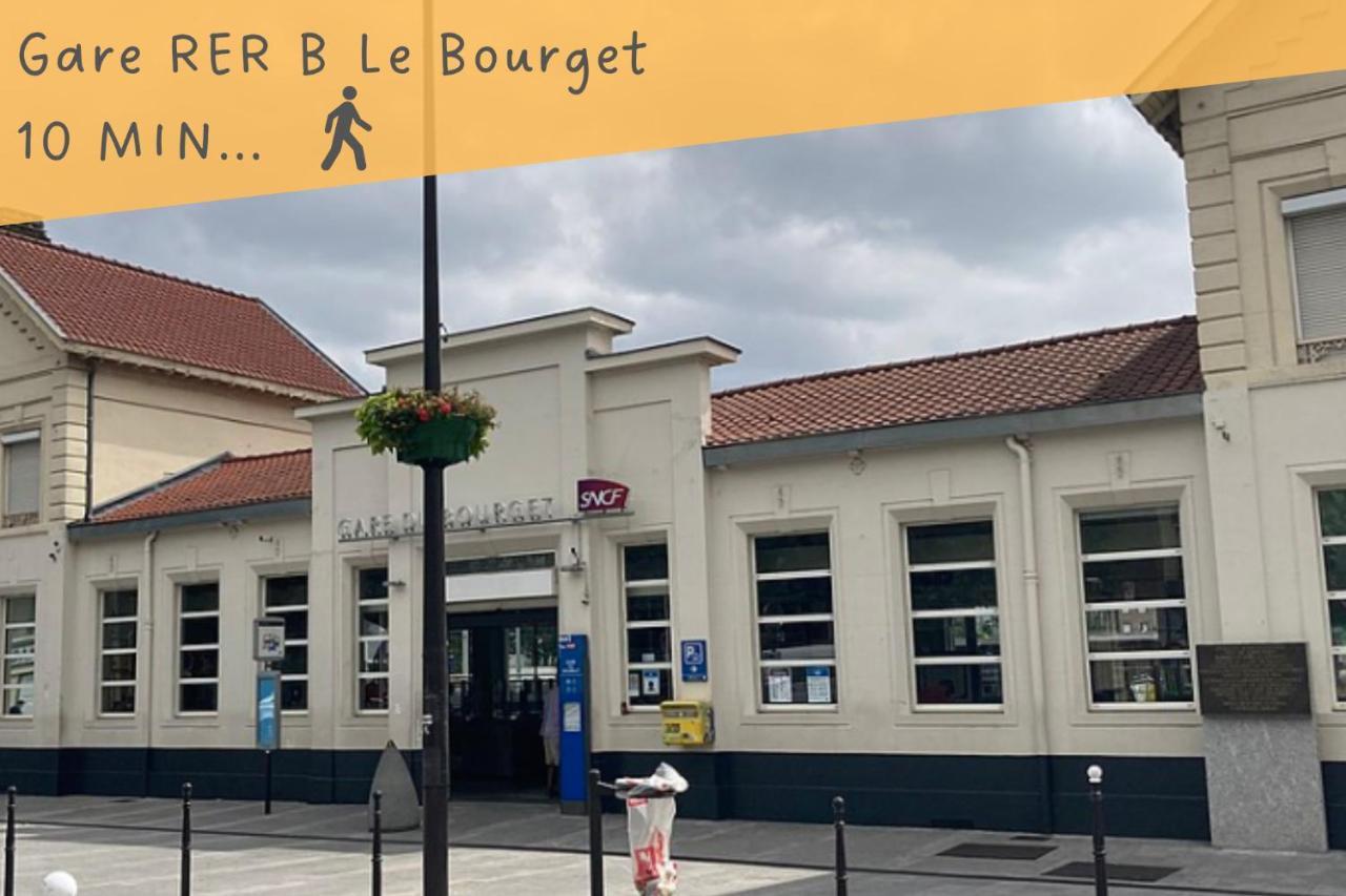 L'Eugene - 10Min Du Rer B Le Bourget, Parking, Wifi Apartment Дранси Екстериор снимка